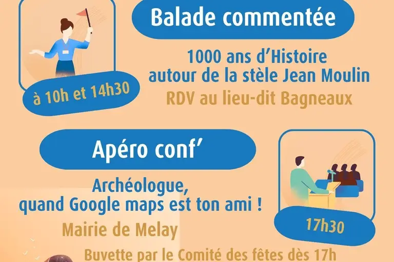 Apéro conf' : Archéologue, quand Google Maps est ton ami !, à Melay à Melay